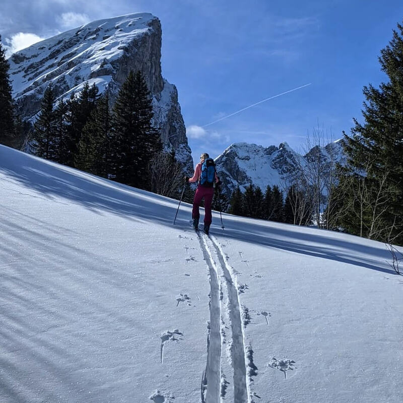 Ski touring in the French Alps